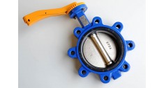Ductile iron lugged pattern 'GAS' butterfly valve fig 145